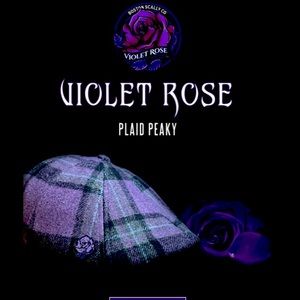 💜 Boston Scally Ltd. Ed. Violet Rose Cap 💜 Sz. Large - GORGEOUS CAP!